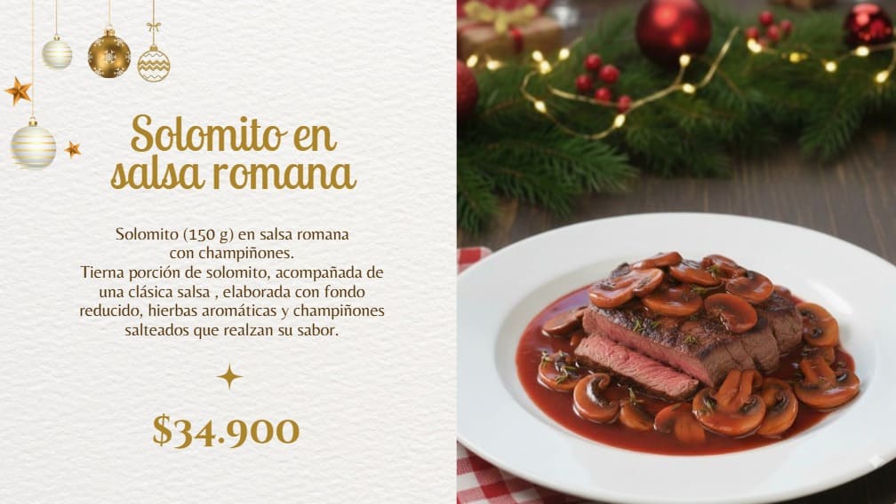 Solomito en Salsa Romana